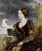 William Powell Frith The signal oil painting artist